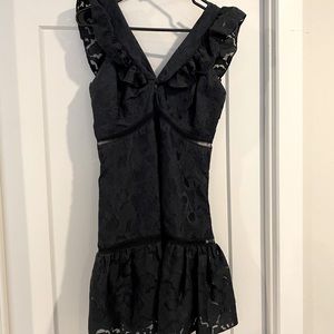 Rebecca Taylor Dress - Navy blue and black size 4